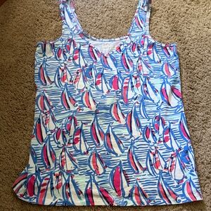 Lilly Pulitzer size large summer tank top